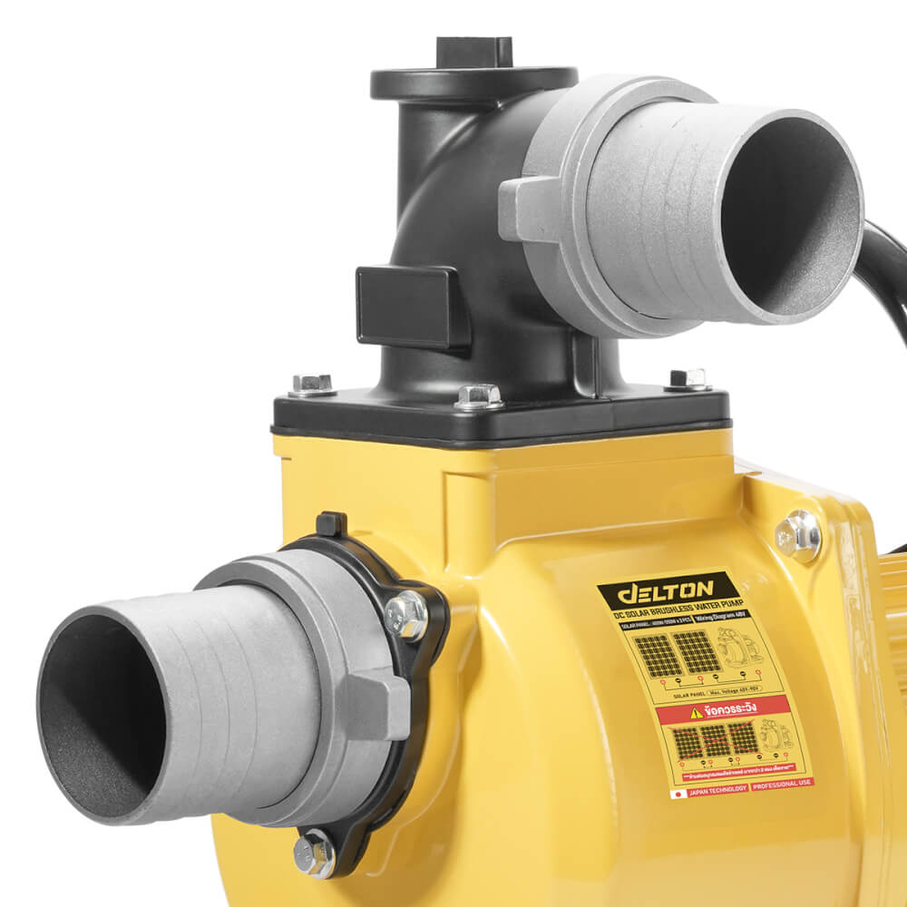 ปั๊มหอยโข่งโซลาร์เซลล์ (เฉพาะตัวเครื่อง) DELTON รุ่น DCSP-1500-3 ขนาด 3 นิ้ว 1,500 วัตต์